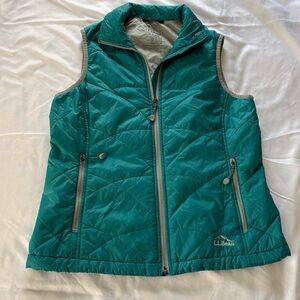 L.L.Bean Teal Lightweight Quilted Vest